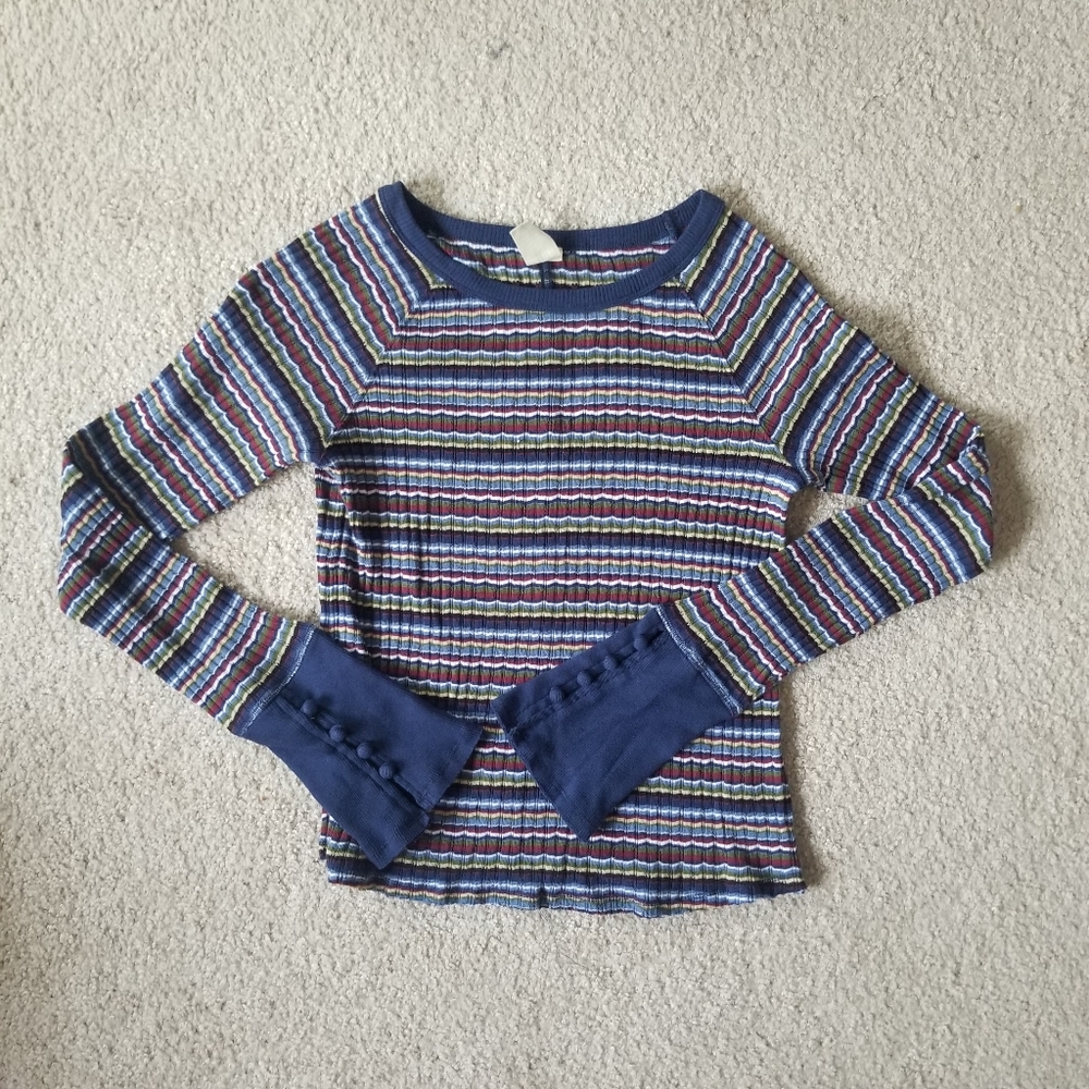 Free People striped sweater